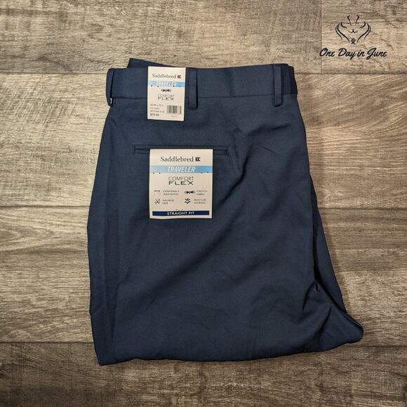 Saddlebred Traveler Comfort Flex Pants Size 42X32 - Picture 6 of 6